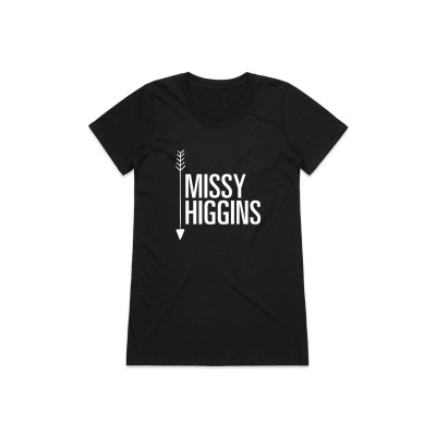 Missy Higgins - Ladies Black Arrow Tee